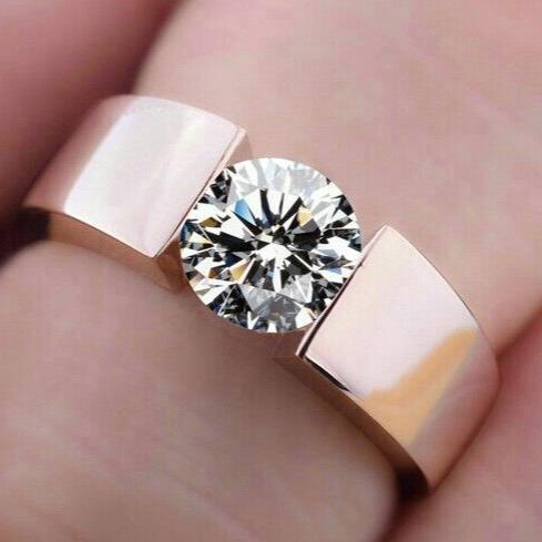 Vintage Zirconia Open Ring-Ariette Jewelry