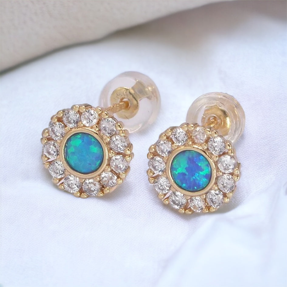 Concetta Opal Earrings-Ariette Jewelry
