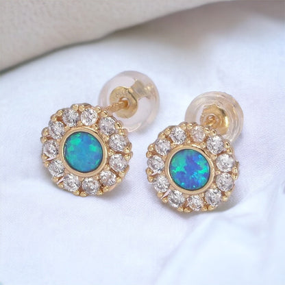 Concetta Opal Earrings-Ariette Jewelry