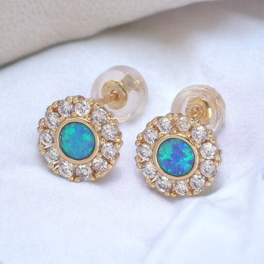Concetta Opal Earrings-Ariette Jewelry