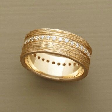 Vintage Gold Fine Zirconia Ring-Ariette Jewelry
