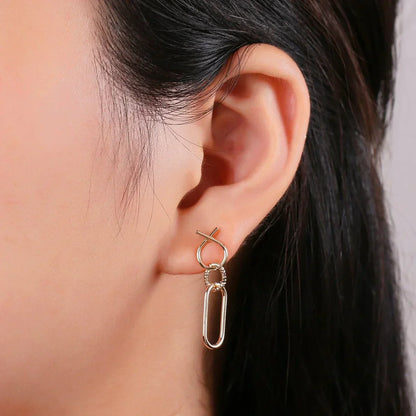 Mirella Chain Link Earrings-Ariette Jewelry