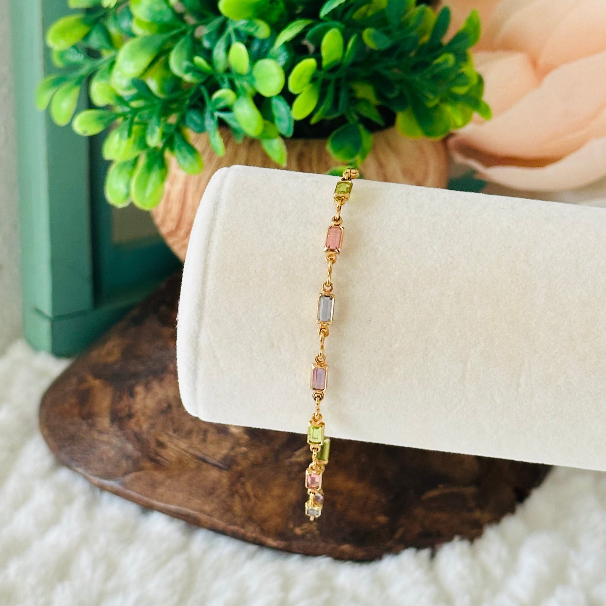 Isabella MultiColor CZ Stone Bracelet-Ariette Jewelry