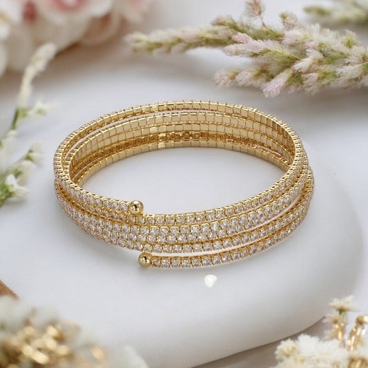 Priscilla Bracelet Cuff-Ariette Jewelry