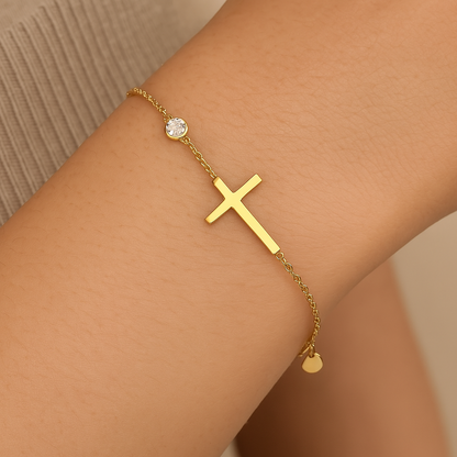 Spiritual Charm Gold Bracelet-Ariette Jewelry