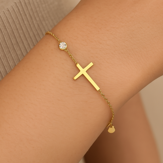Spiritual Charm Gold Bracelet-Ariette Jewelry
