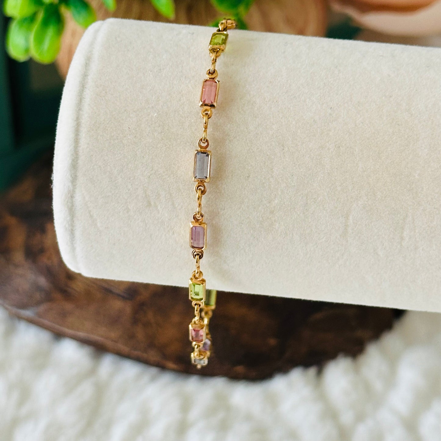 Isabella MultiColor CZ Stone Bracelet-Ariette Jewelry