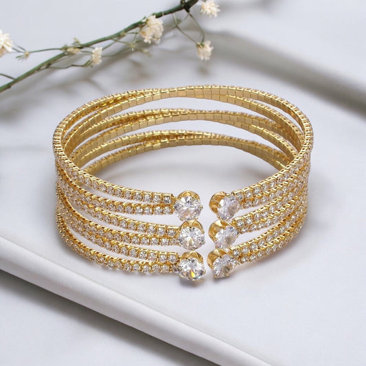 Cecilia Bracelet Cuff-Ariette Jewelry