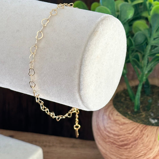 Mea Heart Links Bracelet-Ariette Jewelry