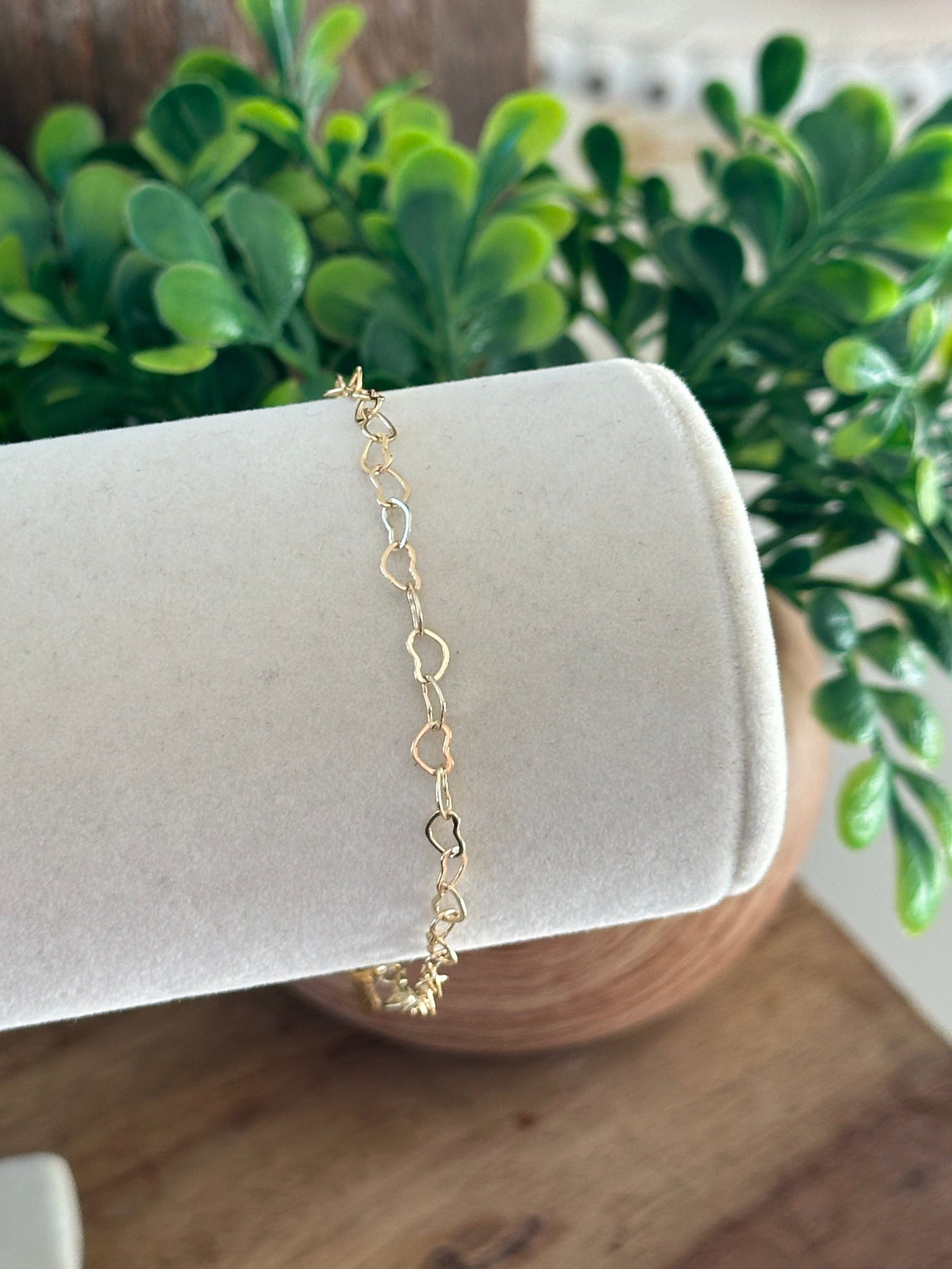 Mea Heart Links Bracelet-Ariette Jewelry