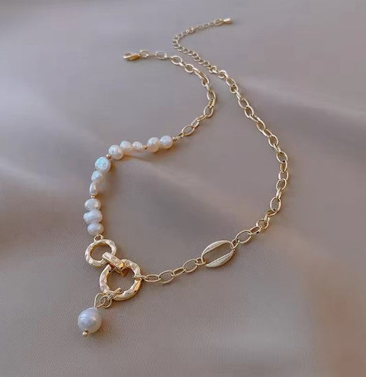 Natural Freshwater Pearl Necklace-Ariette Jewelry