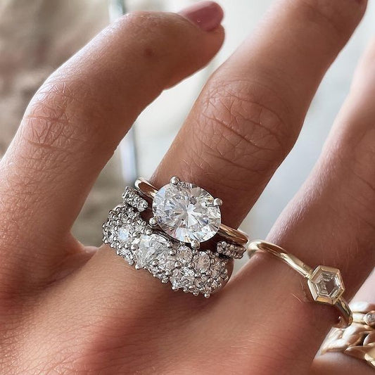 Vintage Brilliance Ring Set-Ariette Jewelry