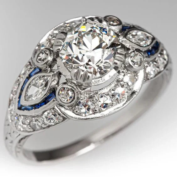 Vintage Silver Bright Ring-Ariette Jewelry