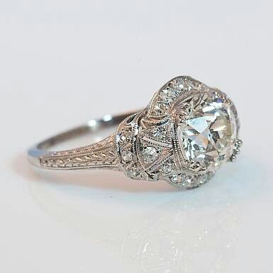 Vintage Crystalline Silver Ring-Ariette Jewelry