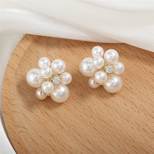 Vintage Pearl Dangle Earrings-Ariette Jewelry